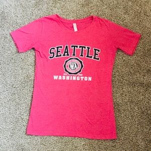 Seattle pink tee